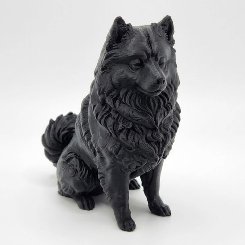 Samoyed dog sculpture - sculpture,