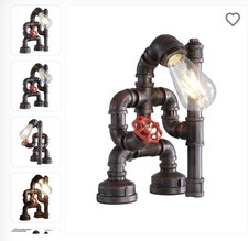 Steampunk Robot Table Lamp