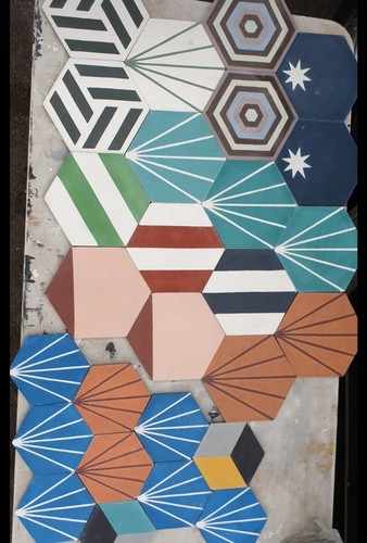 Moroccan floor and - , tiles