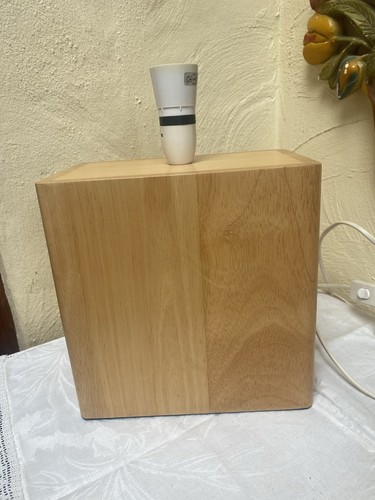 Vintage pale wood table - wood,