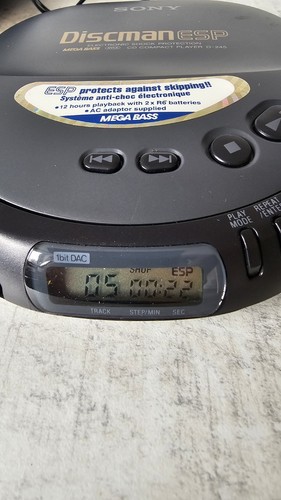 Sony discman d245 portable - sony,