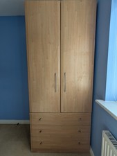 MFI Melbury Bedroom Furniture 6 piece -Wardrobe, bridge units, bookcase, cabinet
