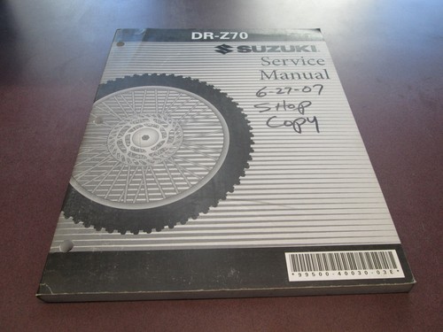 Suzuki drz70 service manual - drz70,