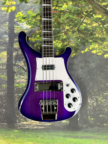 Strings purple electric bass - purple,