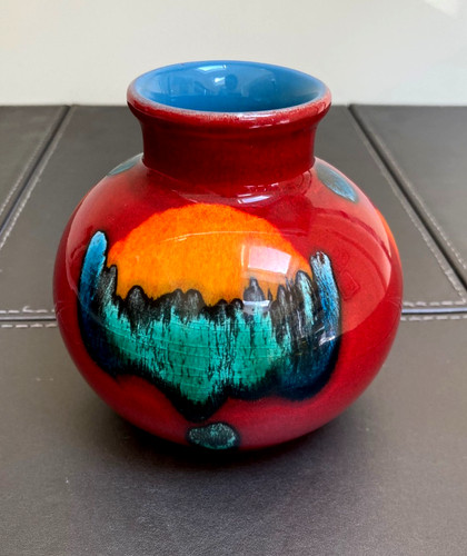 Poole pottery bud vase hand - vase,