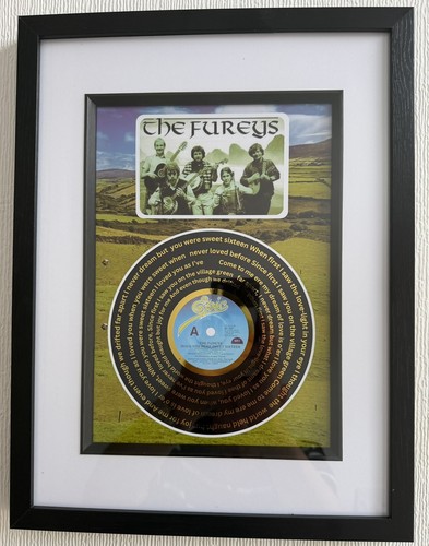 Framed foiled art print - art, record
