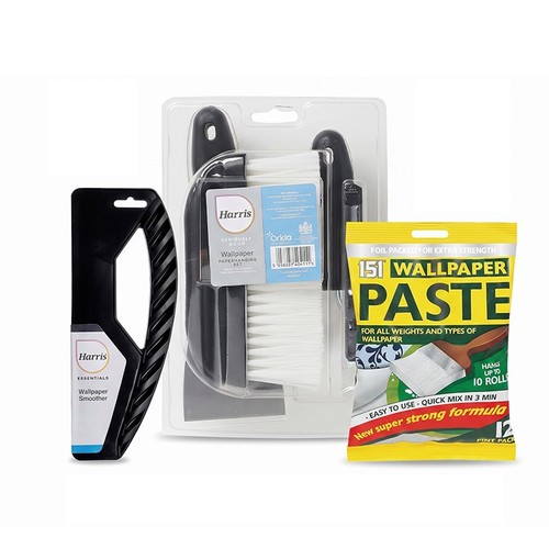 Wallpaper hanging kit paste - hanging,