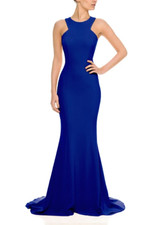 Nadine Merabi Amie Royal Blue Maxi Dress Womens Size Uk S = 8 BRAND NEW