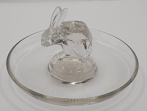 Lalique clear rabbit centre - lalique,