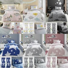 Children's Kids Bedding Duvet Cover & Pillowcase Sheet or Curtains Single Double