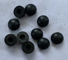 10 x Small Rubber Domed Hole