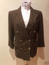 Ladies Lead Rein Jacket Brown Tweed Size 12.      Ref 275