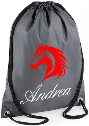 Personalised horse drawstring - personalised,