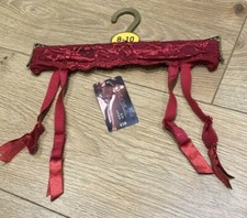Pretty Red Lace Vintage BHS
