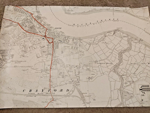 Original 1899 map sheet - original, os