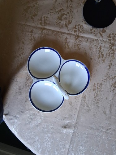 Divided serving dish - divided,