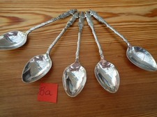 VINTAGE  APOSTLE TEASPOONS SILVER PLATE EPNS  BACKSTAMP   Ba