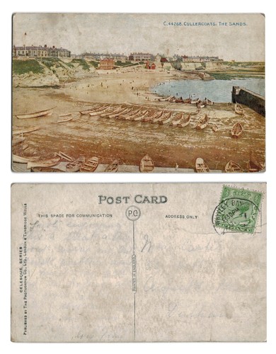 Vintage postcard cullercoats - postcard,