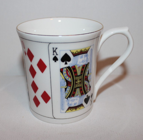 Queens china mug cut - china,