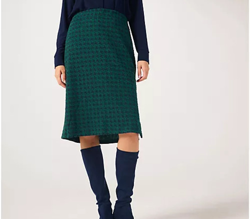 Kim skirt jacquard - jacquard, boucle
