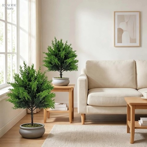 2pcs artificial pine trees - artificial,