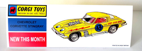 Corgi toys chevrolet corvette - toys,