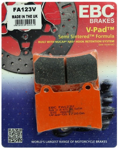 Fa123v ebc brake pads fit - fa123v,