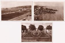 Vintage Real Photo Postcards Weston Super Mare Somerset Lot x3