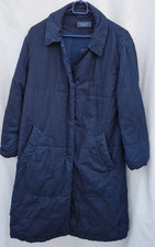 Toast Cotton Padded Coat Jacket Navy Blue Quilted UK Size 8 GUC