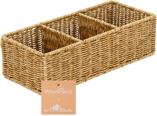 Wicker basket with - wicker, 3