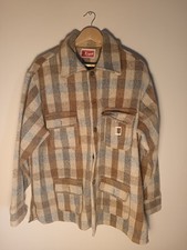 Vintage retro Canadian Wool Outdoor Lumberjack Woodsman Shirt Dagger Collar