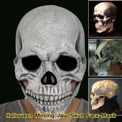 Halloween skull mask - halloween, latex