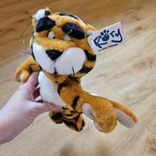 Original Haven Holiday Rory The Tiger Pointing Plush Soft Toy Collectable 9 Inch