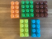 Mega Bloks First Builders Base Boards Base Plates Maxi Mega Bloks in Good Cond