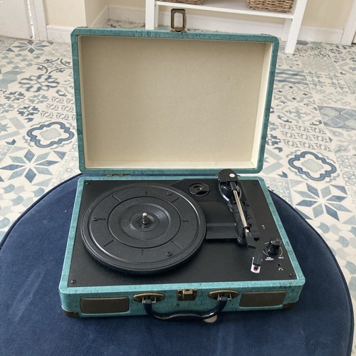 Portable record player - record,