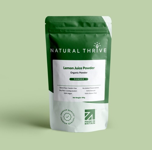 Lemon juice powder organic - lemon,