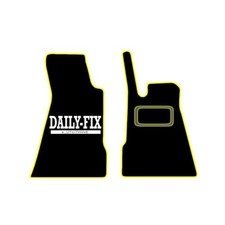 CAR FLOOR MATS FOR SMART ROADSTER 2003 TO 2005 ALL WEATHER TAILORED BLACK CARPET