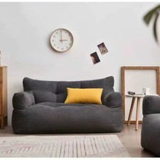 Black Floor Sofa Couch Soft 2