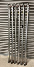 6 x Genuine 1.8m Boss Youngman Horizontal Red Scaffold Tower Poles Braces