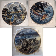 3 x franklin mint world war 2