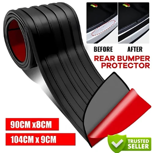 Car rear boot bumper sill - rear, body