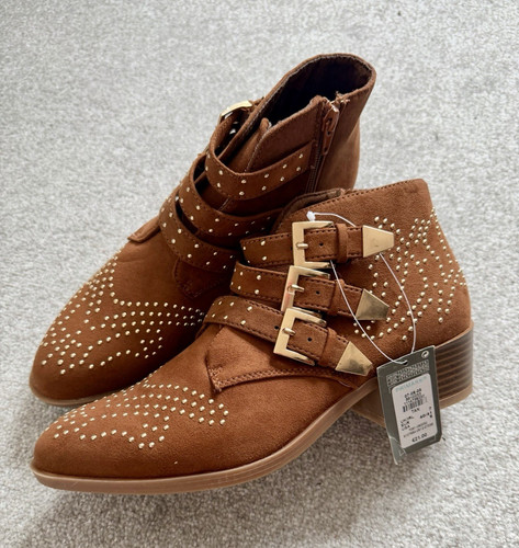 Primark tan faux suede - tan, ankle