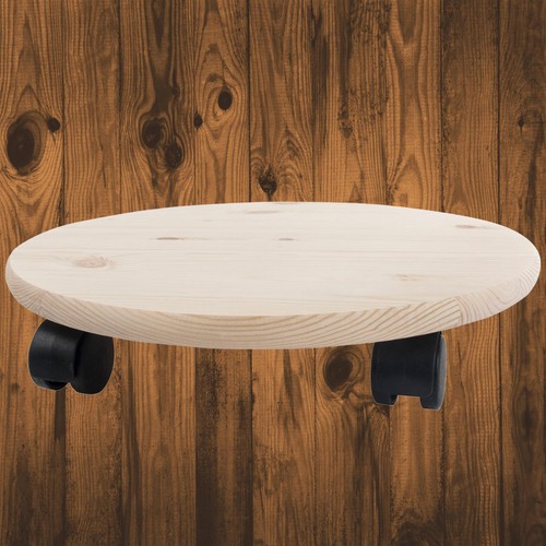 Round wooden pot - round,