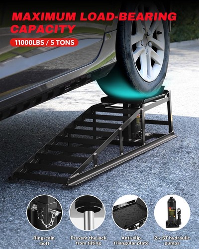 Ton hydraulic car - ton, ramps