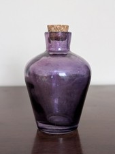 Antique vintage purple poison