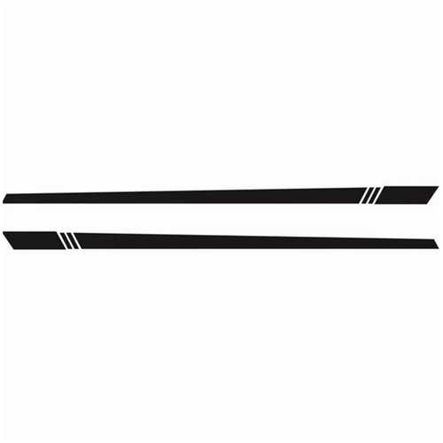 2pc car body - stripe, stickers
