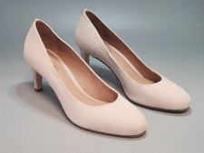 Hobbs Nude Heeled Suede Shoes UK Size 4.5