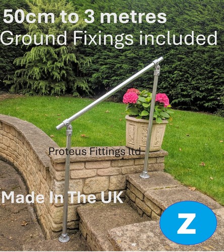 Garden steps handrail outdoor - steps,