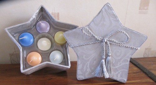 Partylite rare platinum star - platinum,