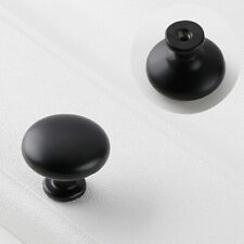 12pcs Black Door Knobs Cabinet Handles Cupboard Drawer Handle Furniture Knobs